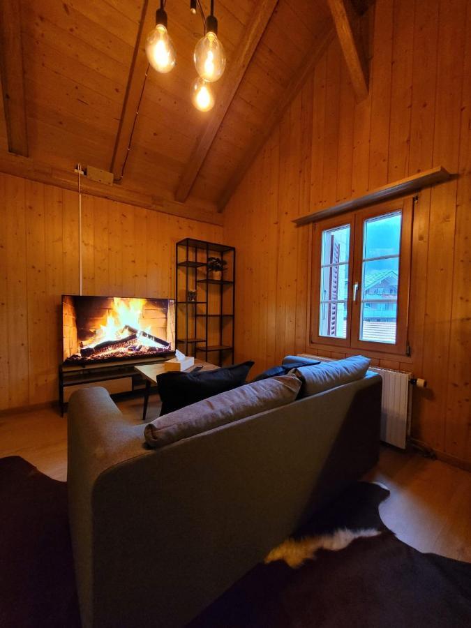 Forest View Apartment In Leissigen By Interlaken With No Kitchen Luaran gambar